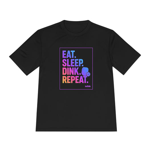 Eat Sleep Drink Repeat Unisex Tee - Moisture Wicking Active Wear