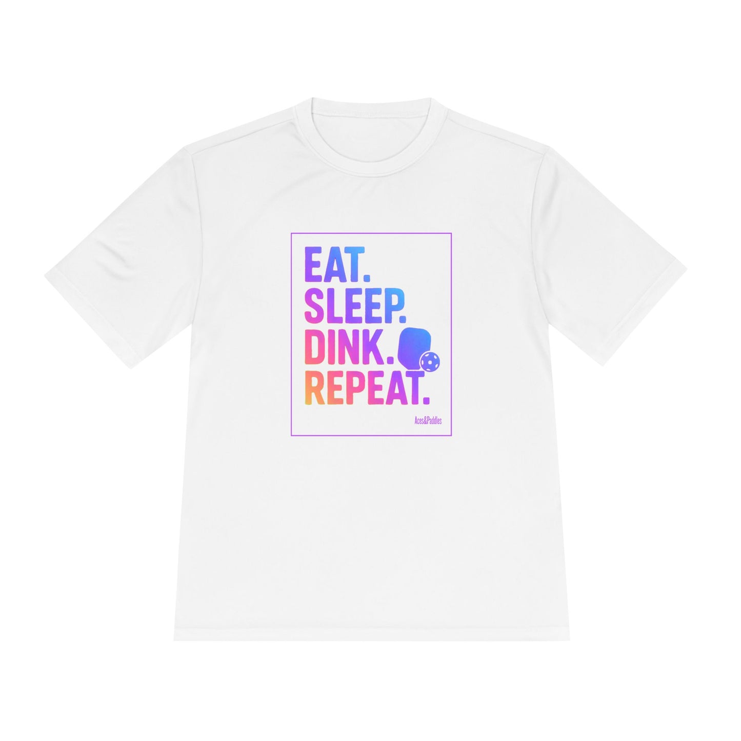 Eat Sleep Drink Repeat Unisex Tee - Moisture Wicking Active Wear