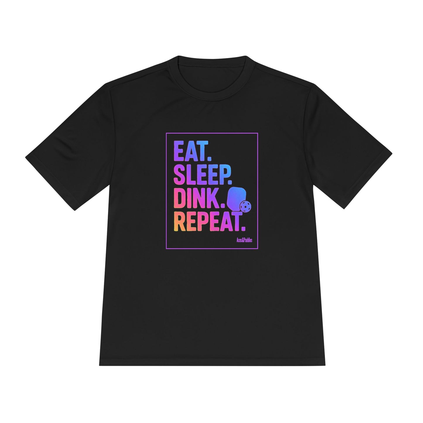 Eat Sleep Drink Repeat Unisex Tee - Moisture Wicking Active Wear